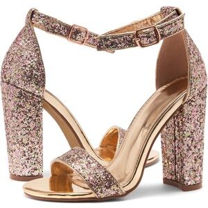 Herstyle Rosemmina Women’s Chunky Block Heels Open Toe | 7